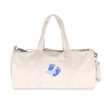 Patrons - Sac de sport en toile recyclée Stanley/Stella - blanc naturel - Devant