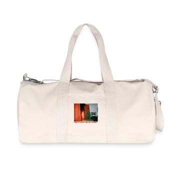 Chaotisches Weihnachtsfest - Recycelte Canvas-Sporttasche von Stanley/Stella - Naturweiß - Vorne