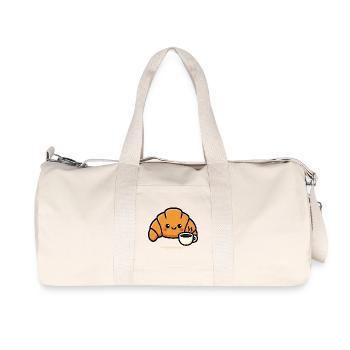 Croissant Café Mignon - Recycled Canvas Sports Bag by Stanley/Stella - natural - Front