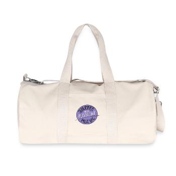 Schlimmer als es aussieht, Post Vac - Recycelte Canvas-Sporttasche von Stanley/Stella - Naturweiß - Vorne