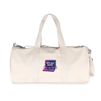 Y2K Retro – Offline Mood - Recycled Canvas Sports Bag by Stanley/Stella - natural - Front