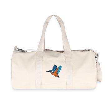 Martin-pêcheur - Sac de sport en toile recyclée Stanley/Stella - blanc naturel - Devant