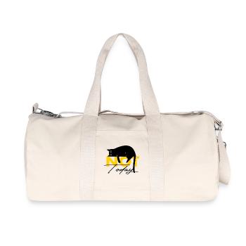 Cat Not Today Funny Saying - Recycled Canvas Sports Bag by Stanley/Stella - natural - Front
