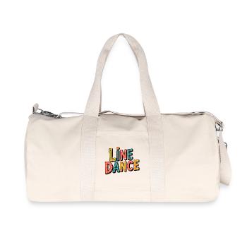 Danse en ligne quoi - Sac de sport en toile recyclée Stanley/Stella - blanc naturel - Devant