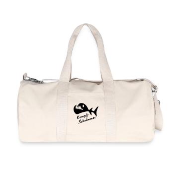 Kampfswimmer Fisch 2 - Recycelte Canvas-Sporttasche von Stanley/Stella - Naturweiß - Vorne