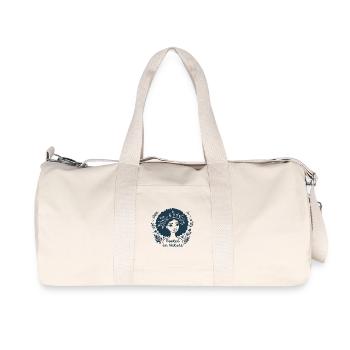 Une femme enracinée dans la Nature - Sac de sport en toile recyclée Stanley/Stella - blanc naturel - Devant