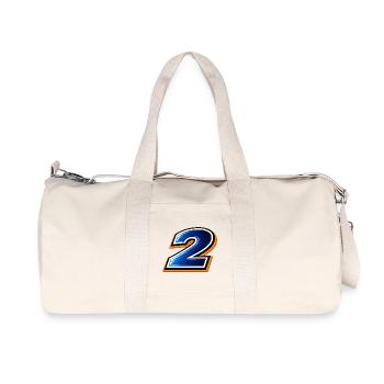 Nummer 2 Fußball Shirt Turnier 2026 Design  - Recycelte Canvas-Sporttasche von Stanley/Stella - Naturweiß - Vorne