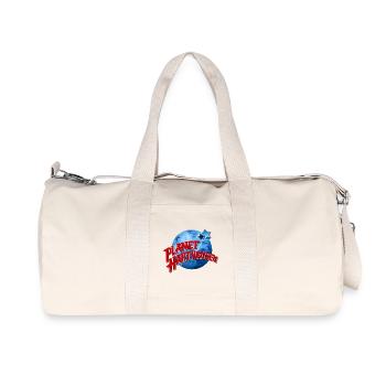 Planet Harthausen - Recycelte Canvas-Sporttasche von Stanley/Stella - Naturweiß - Vorne