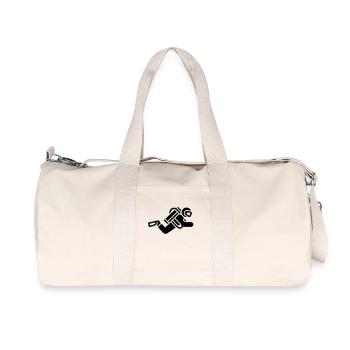 tauchen - Recycelte Canvas-Sporttasche von Stanley/Stella - Naturweiß - Vorne