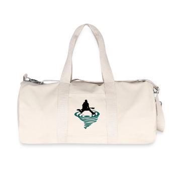 Rocker emblem - Recycled Canvas Sports Bag by Stanley/Stella - natural - Front