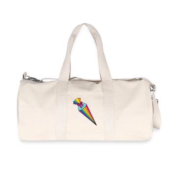 Cône de sucre de l’école - Sac de sport en toile recyclée Stanley/Stella - blanc naturel - Devant