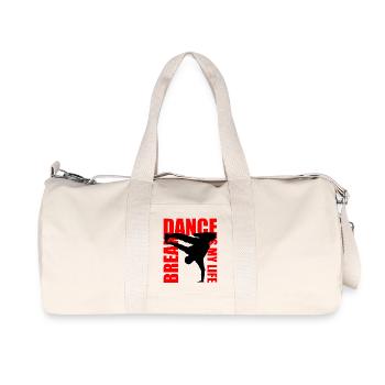 break dance is my life - Recycled Canvas Sports Bag by Stanley/Stella - natural - Front