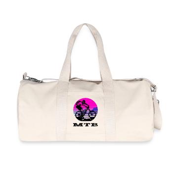 Mountainbike - Recycelte Canvas-Sporttasche von Stanley/Stella - Naturweiß - Vorne