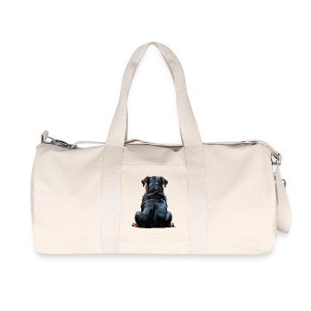 Rottweiler - Sac de sport en toile recyclée Stanley/Stella - blanc naturel - Devant