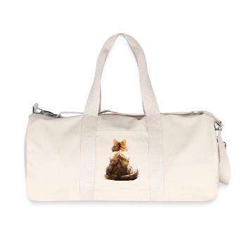 Norwegian Forest - Recycled Canvas Sports Bag by Stanley/Stella - natural - Front