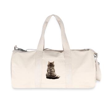 Selkirk Rex - Sac de sport en toile recyclée Stanley/Stella - blanc naturel - Devant