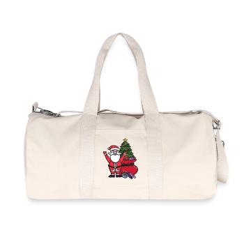 Joyeux Noël à tous - Sac de sport en toile recyclée Stanley/Stella - blanc naturel - Devant