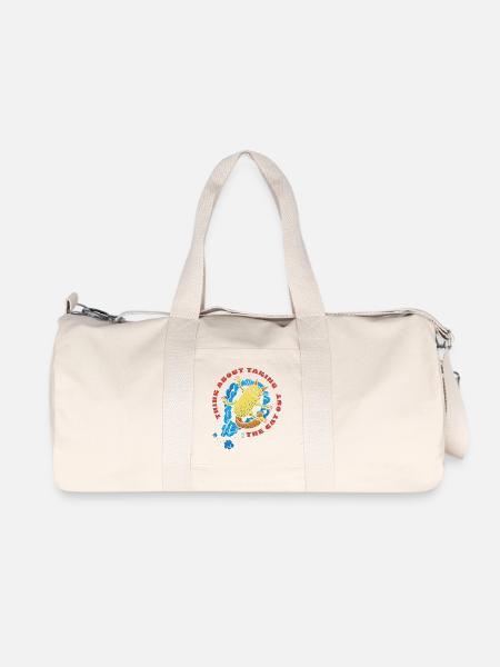 Cat Out - Sac de sport en toile recyclée Stanley/Stella - blanc naturel