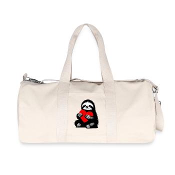 Paresse - Sac de sport en toile recyclée Stanley/Stella - blanc naturel - Devant