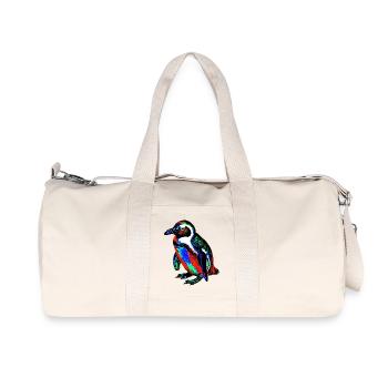 Penguin - Recycled Canvas Sports Bag by Stanley/Stella - natural - Front