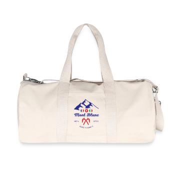 Plus haute montagne des Alpes du Mont-Blanc - Sac de sport en toile recyclée Stanley/Stella - blanc naturel - Devant