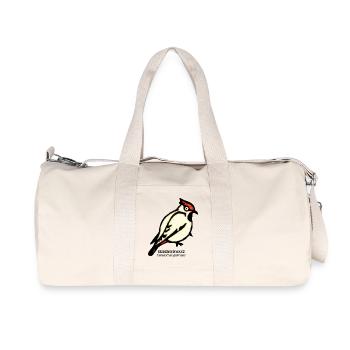 Jaseur des neiges Protection de l’environnement Enfants - Sac de sport en toile recyclée Stanley/Stella - blanc naturel - Devant