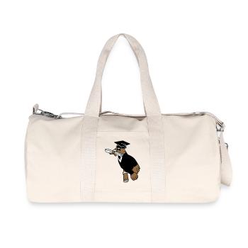 Diplôme d’études secondaires Certificat d’études secondaires Certificat - Sac de sport en toile recyclée Stanley/Stella - blanc naturel - Devant