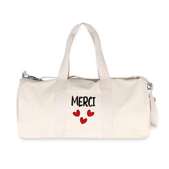 THANK YOU. MISTRESS. MASTER. THANK YOU MISTRESS. GIFT - Recycled Canvas Sports Bag by Stanley/Stella - natural - Front