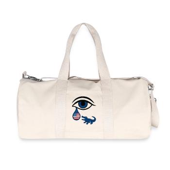 Florida Träne - Recycelte Canvas-Sporttasche von Stanley/Stella - Naturweiß - Vorne