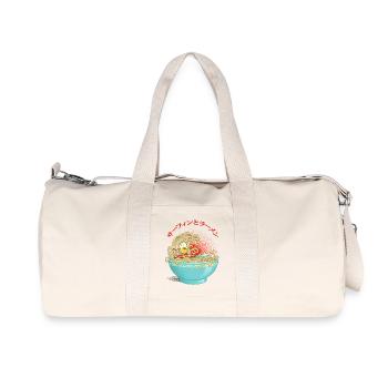 Surf and ramen - Recycled Canvas Sports Bag by Stanley/Stella - natural - Front
