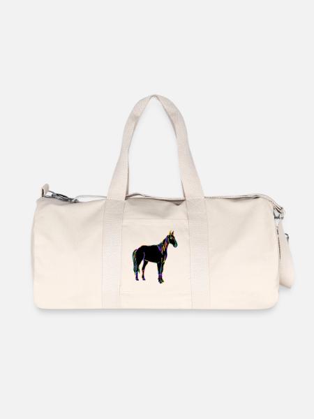 Cheval - Sac de sport en toile recyclée Stanley/Stella - blanc naturel
