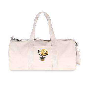 Voll BoHo Cutest Bat in Town - Recycelte Canvas-Sporttasche von Stanley/Stella - Naturweiß - Vorne