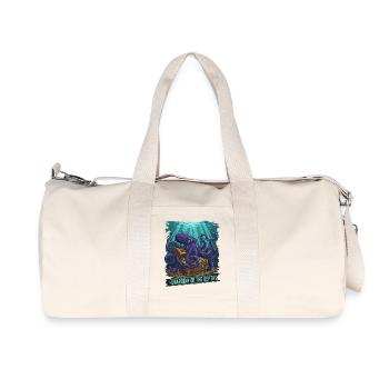 Deep Sea Guardian Octopus Treasure - Recycled Canvas Sports Bag by Stanley/Stella - natural - Front