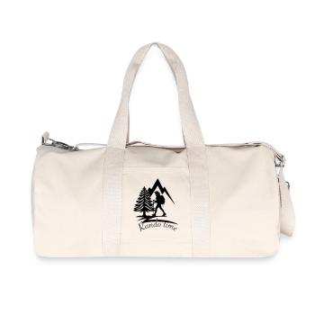 RANDO TIME  - Sac de sport en toile recyclée Stanley/Stella - blanc naturel - Devant