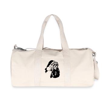 Indian - Recycled Canvas Sports Bag by Stanley/Stella - natural - Front