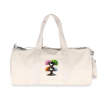L'heure des saisons inaltérées - Sac de sport en toile recyclée Stanley/Stella - blanc naturel - Devant