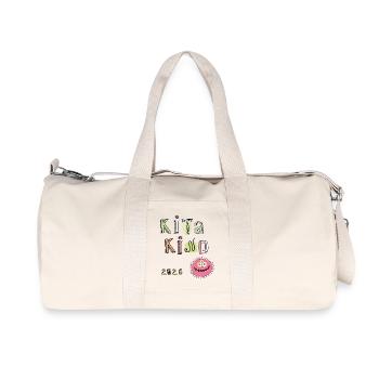 Kita Kind 2026 - Sac de sport en toile recyclée Stanley/Stella - blanc naturel - Devant