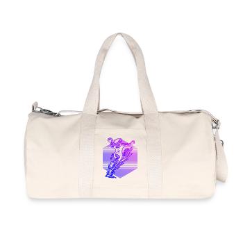 Handball Liebe zum Anziehen fuer Frauen - Recycelte Canvas-Sporttasche von Stanley/Stella - Naturweiß - Vorne