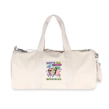 Brutto war gestern Netto ist ein Witz - Recycelte Canvas-Sporttasche von Stanley/Stella - Naturweiß - Vorne