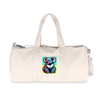 Koala - Recycelte Canvas-Sporttasche von Stanley/Stella - Naturweiß - Vorne