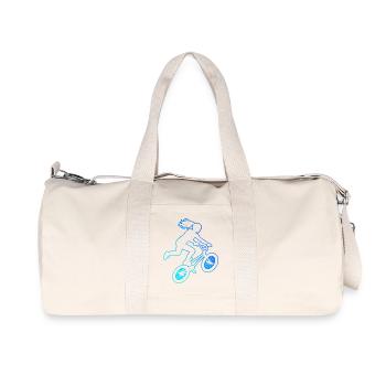 Idée cadeau BMX Racing pour le rider freestyle - Sac de sport en toile recyclée Stanley/Stella - blanc naturel - Devant