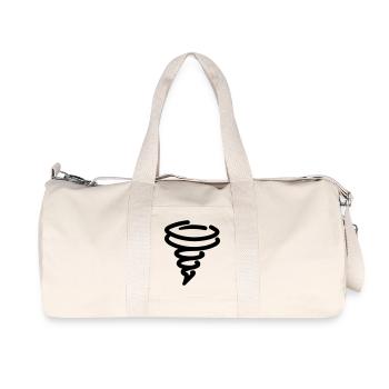 tornade - Sac de sport en toile recyclée Stanley/Stella - blanc naturel - Devant