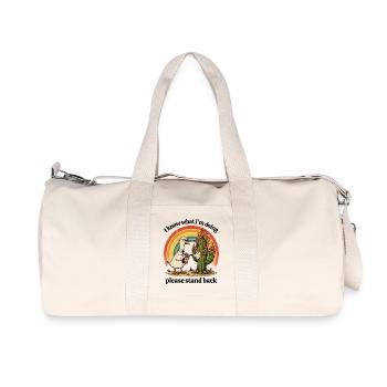 Fire Feather Goose vs Cactus - Recycled Canvas Sports Bag by Stanley/Stella - natural - Front