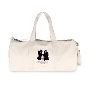 fluffy girls - Recycelte Canvas-Sporttasche von Stanley/Stella - Naturweiß - Vorne