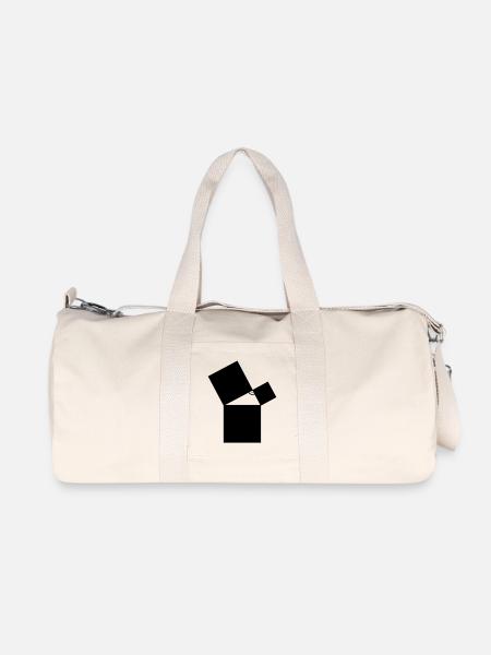 mathe - Recycelte Canvas-Sporttasche von Stanley/Stella - Naturweiß