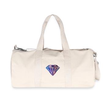 _Diamond Sky - Recycelte Canvas-Sporttasche von Stanley/Stella - Naturweiß - Vorne