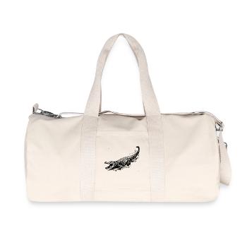 kroko 32 - Recycelte Canvas-Sporttasche von Stanley/Stella - Naturweiß - Vorne