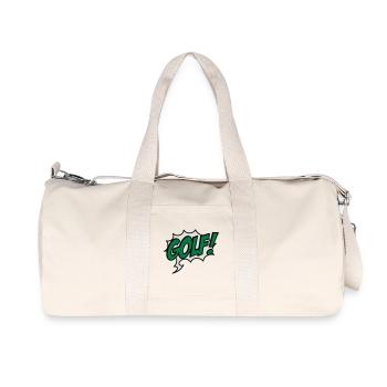 2541614 15928109 golf exclamation - Recycled Canvas Sports Bag by Stanley/Stella - natural - Front