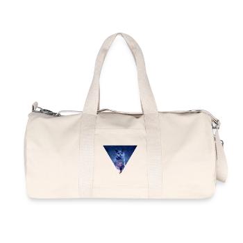 GALAXY CAT CAT LOVERS CHATS CHATONS CADEAUX - Sac de sport en toile recyclée Stanley/Stella - blanc naturel - Devant