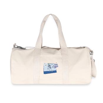 Silly Robots - Recycled Canvas Sports Bag by Stanley/Stella - natural - Front